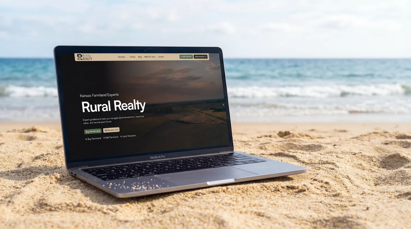Rural Realty website built by High Tide Marketing